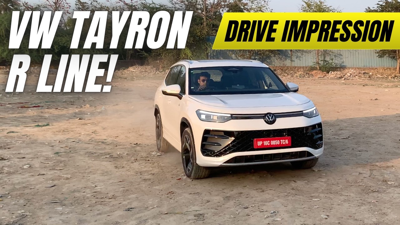 Tayron R-Line Drive Review | 0-100 Test, Highway Ride, Steering Feedback Real Driving Impressions