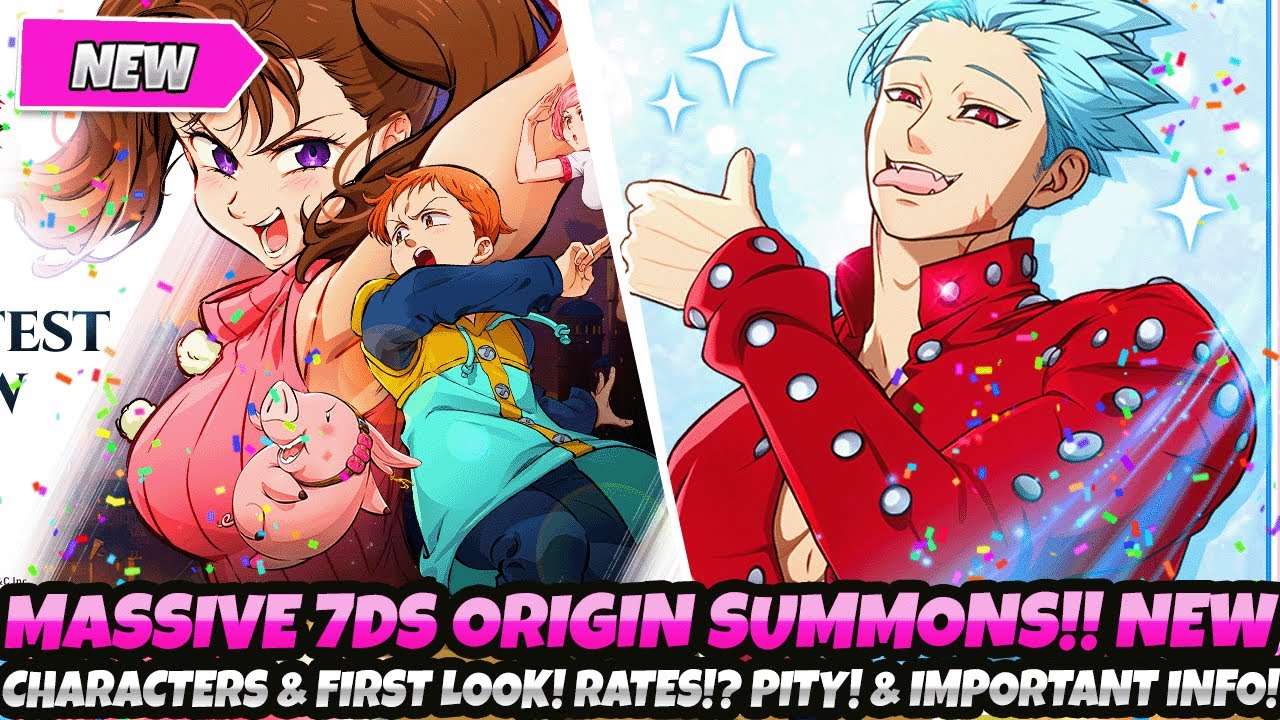 *МАССОВЫЕ ПРИЗЫВЫ 7DS ORIGIN!* НОВЫЕ ПЕРСОНАЖИ! ПЕРВЫЙ ВЗГЛЯД! ЦЕНЫ!? ЖАЛЬ!? БАННЕРЫ! НОВАЯ ВАЖНА...