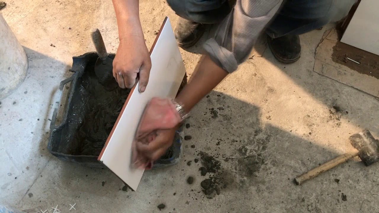 How to apply wall tiles part III: Improved to use spacers