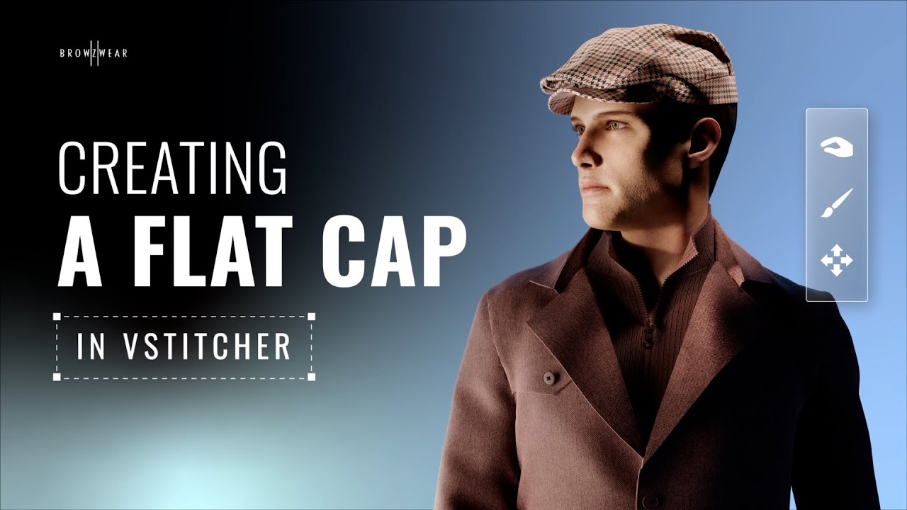 Tutorial: Creating a 3D Flat Cap in VStitcher by Browzwear