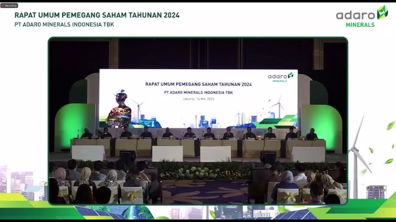RUPST ADMR - Adaro Minerals Indonesia Tbk. 2024 - Rapat Umum Pemegang Saham Tahunan