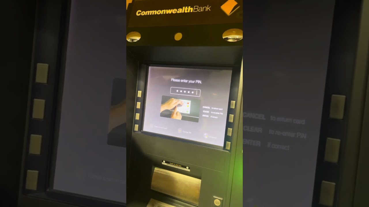 #australia How to withdraw money from ATM booth#
