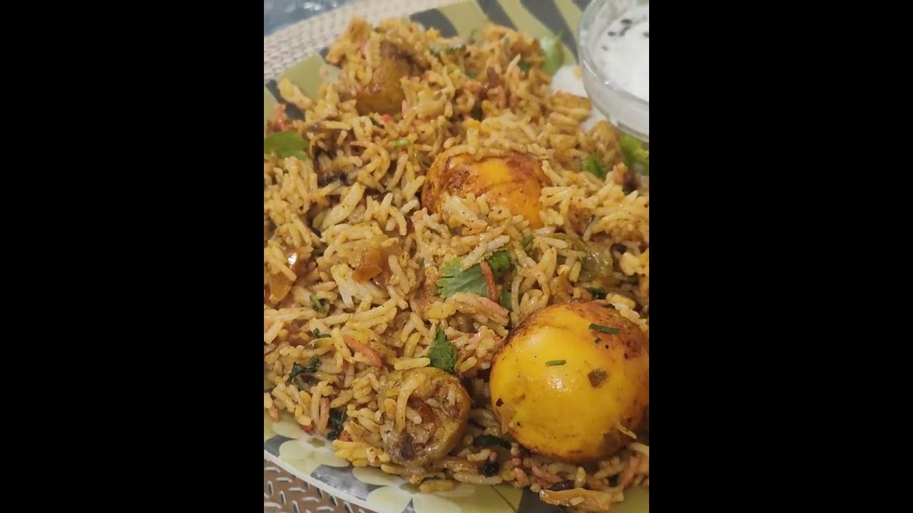 Egg biryani recipe #cooking #shortsviral #viral #foodvideos 