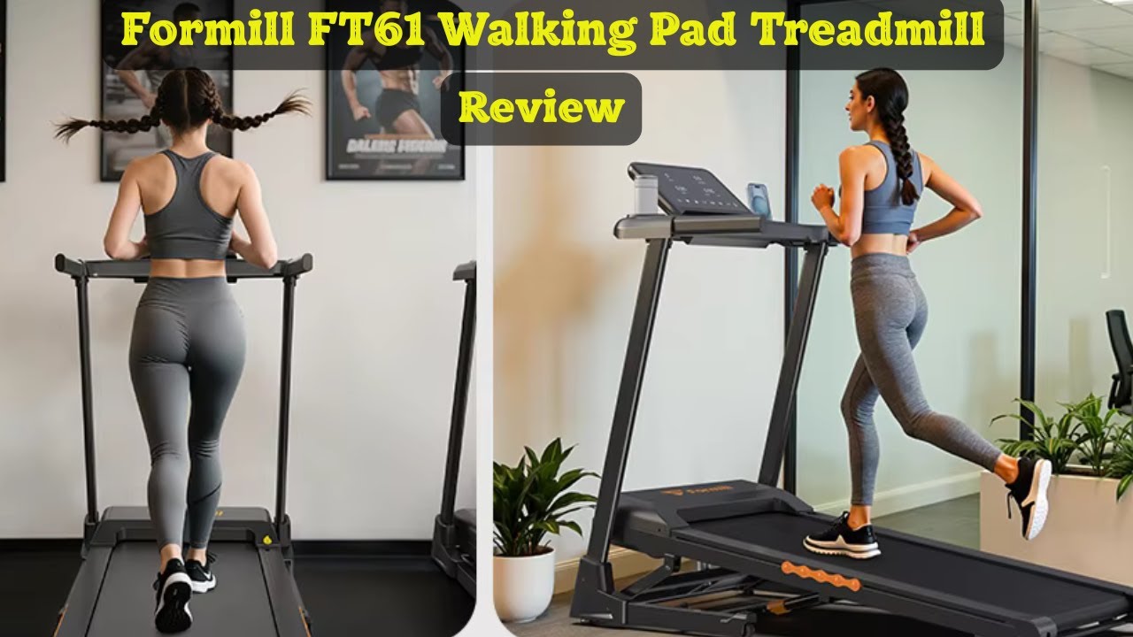 Беговая дорожка Formill FT61 Walking Pad с двигателем 3,0 л.с., наклон 15&deg;, скорость 13,5 км/ч, с...