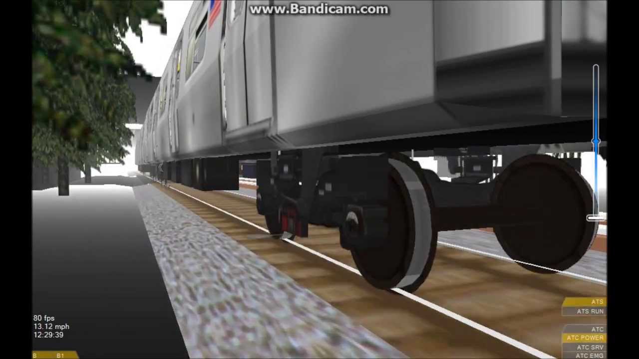 OpenBVE HD EXCLUSIVE: New R153 with Animated Trucks on the Franklin Avenue Shuttle