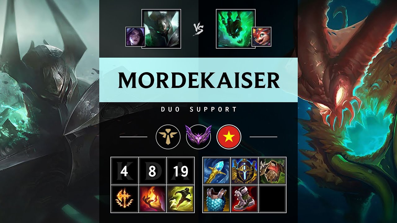 Mordekaiser Support vs Thresh - VN Master Patch 25.20