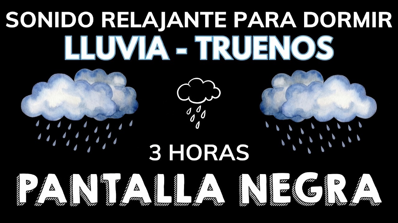 Escuche y Duerme al Instante con Lluvia Intensa 🌧 Alivio del Estrés con Sonidos de Lluvia y #2