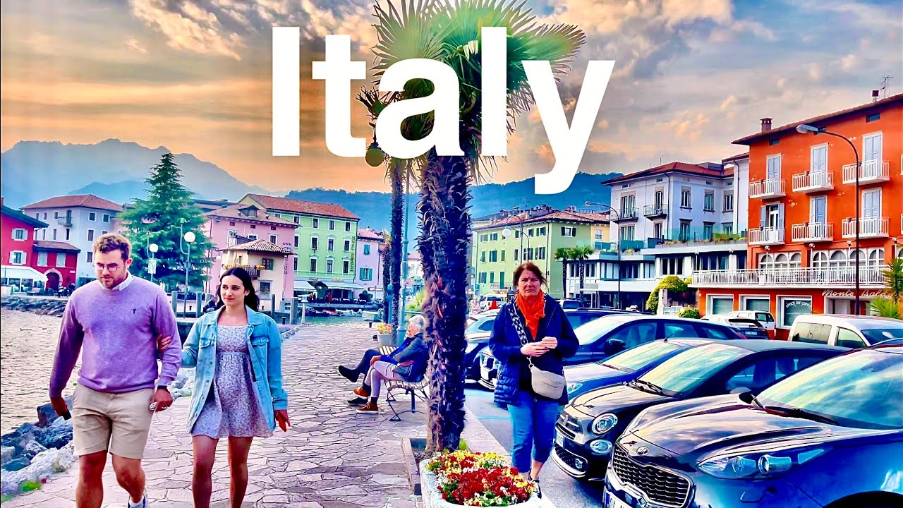 Torbole Italy - Lake garda | 4K walking tour 2023| Travel with Atiq