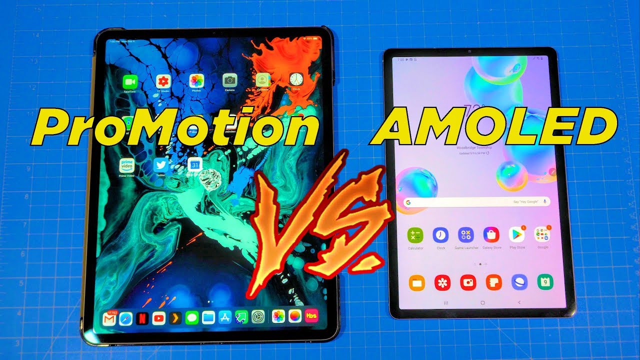 Galaxy Tab S6 vs iPad Pro: Display Battle!