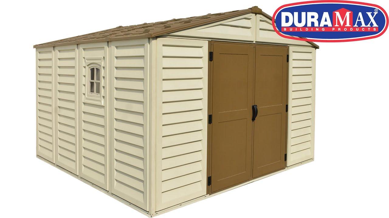 Duramax 10x10 Woodbridge Plus Outdoor Storage Shed installation Video