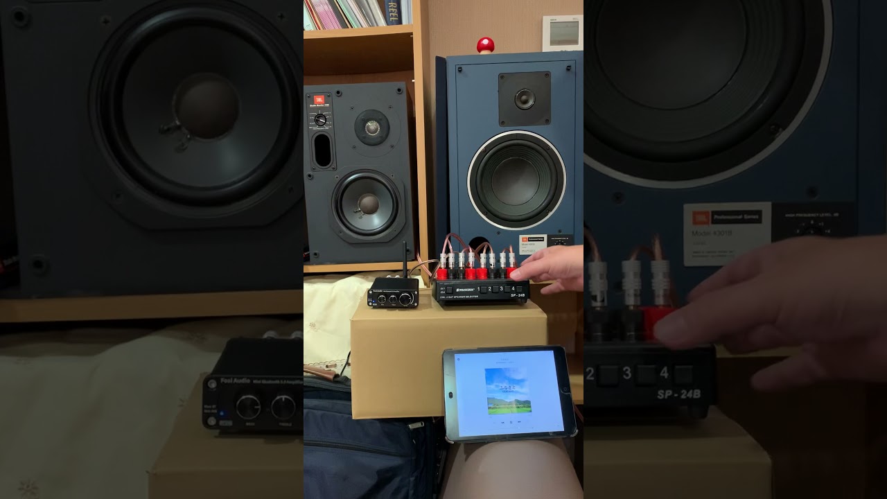 JBL4406 と JBL4301b 聴き比べ