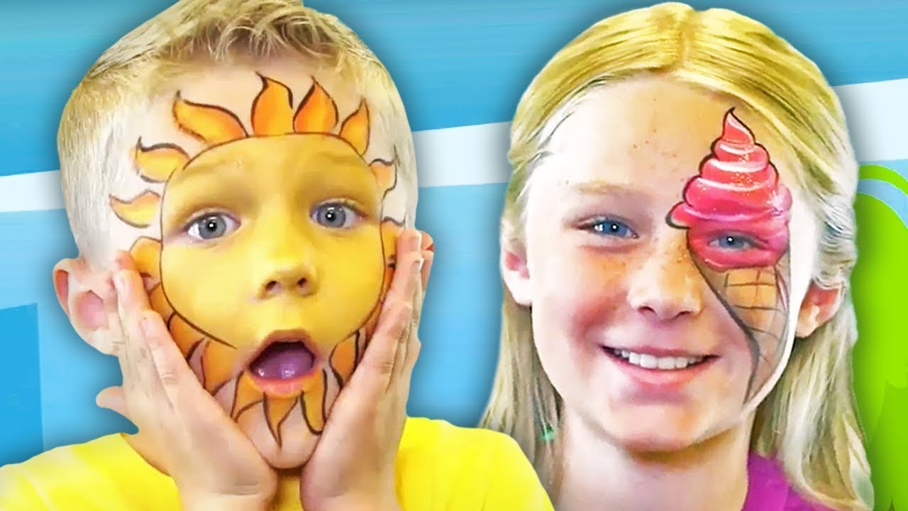 FUN Summer Face Paint for Kids! | Funtastic TV