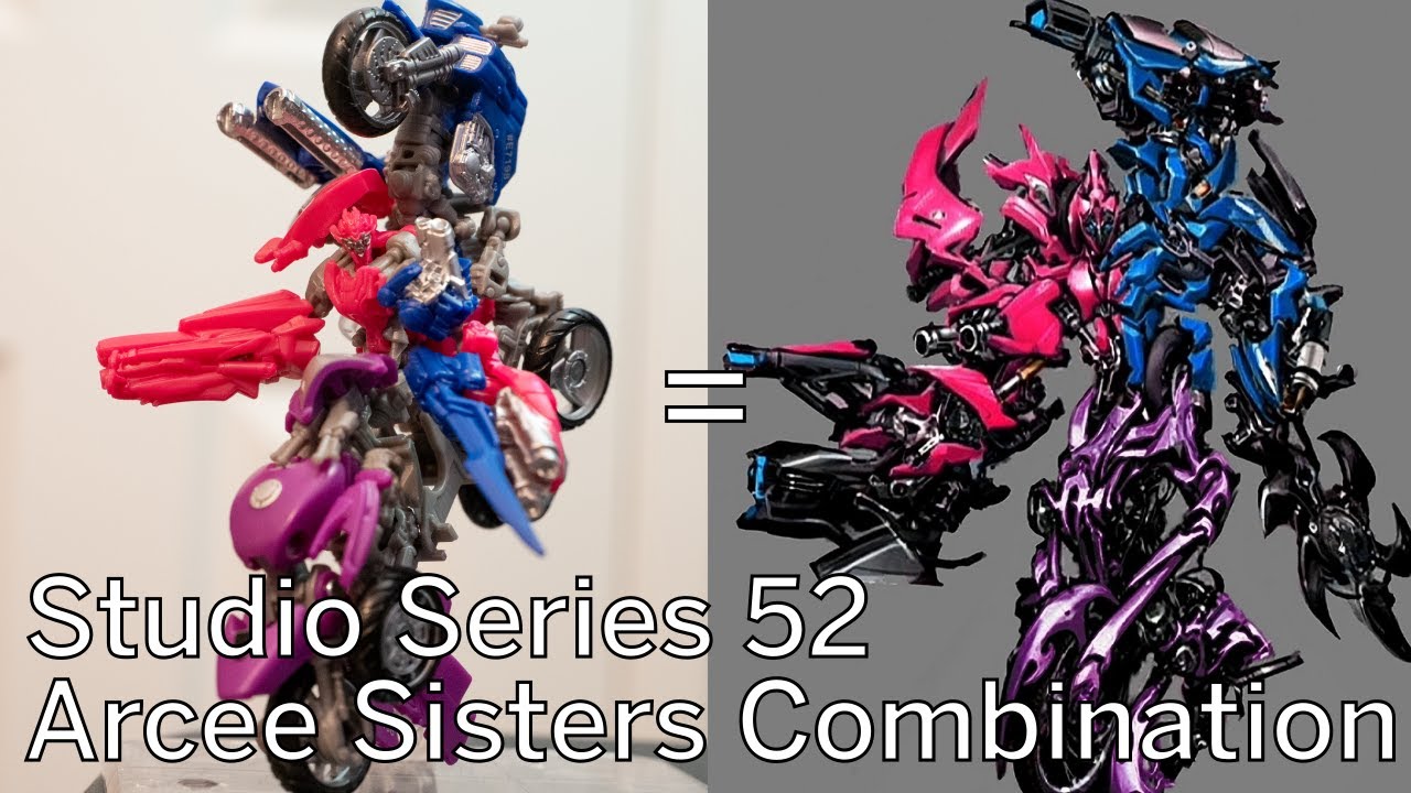 Официальное прохождение Studio Series Arcee Sisters: комбинированная форма + трансформация