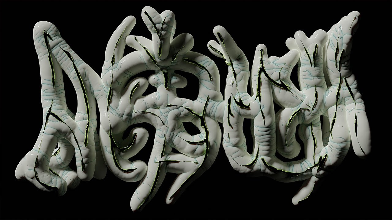 ⚒ It forever change how I sculpt in Blender / Chrometype Text / Geometry Node Tutorial
