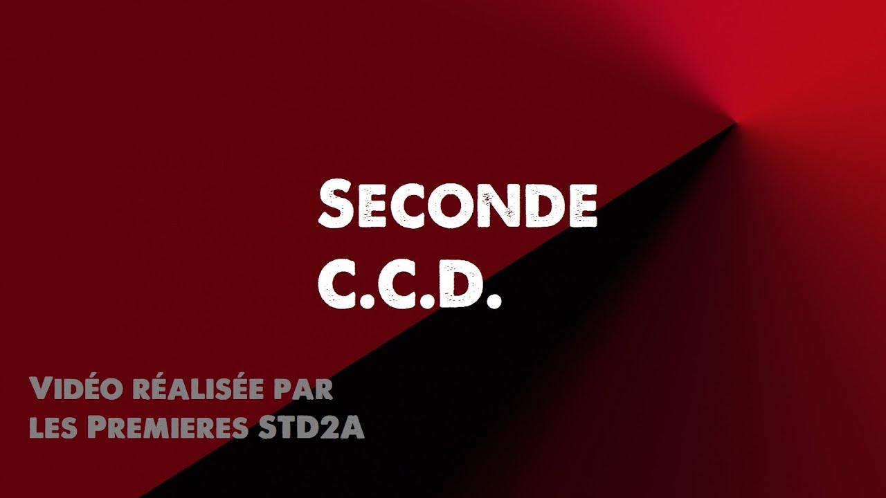 Les premières STD2A présentent la Seconde C.C.D.