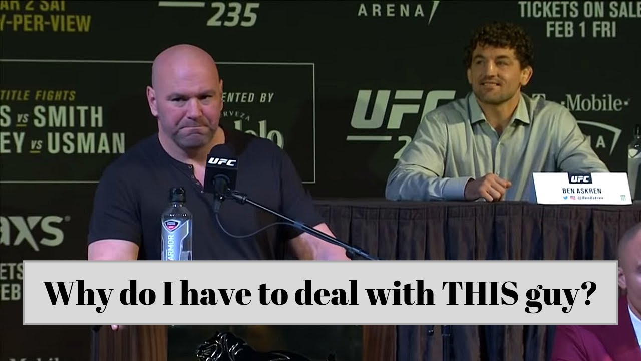 Ben Askren INFURIATING Dana White for 7 minutes