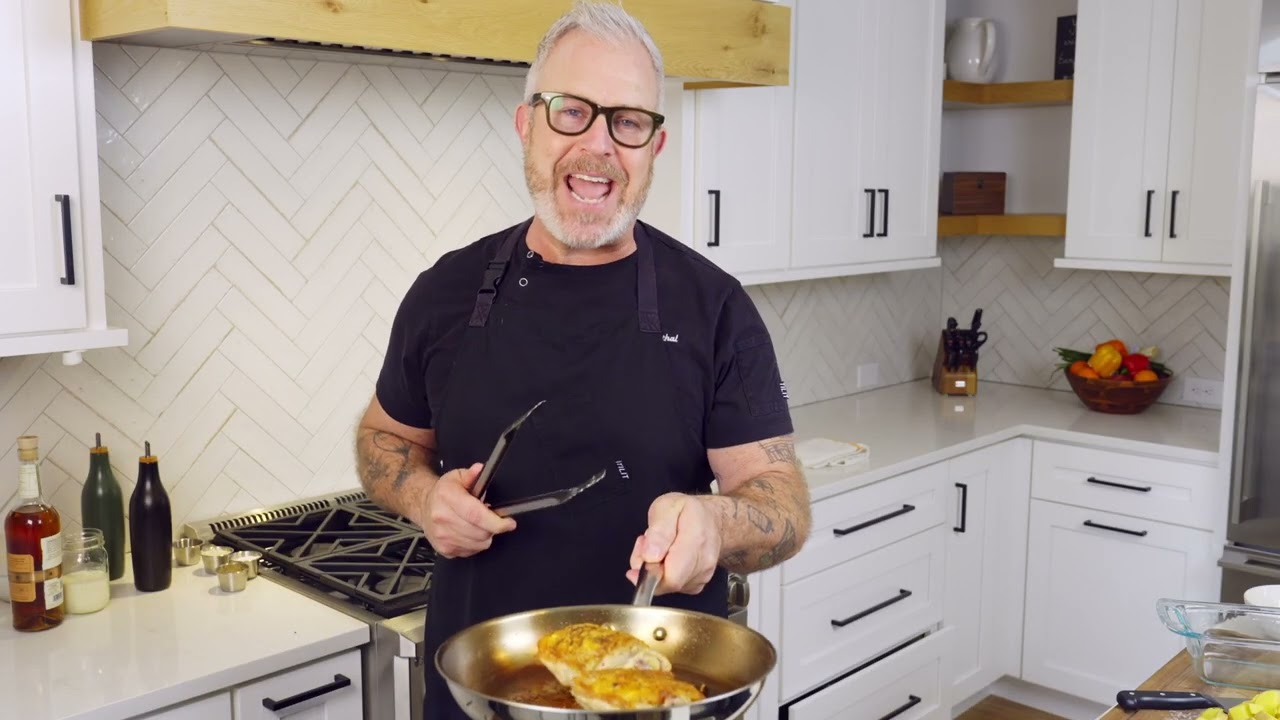 Pan Seared Chicken Thighs with Creamy Peppercorn Whiskey Sauce Recipe