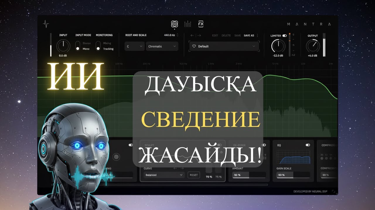 Жасанды интеллект дауысқа сведение жасайды!
