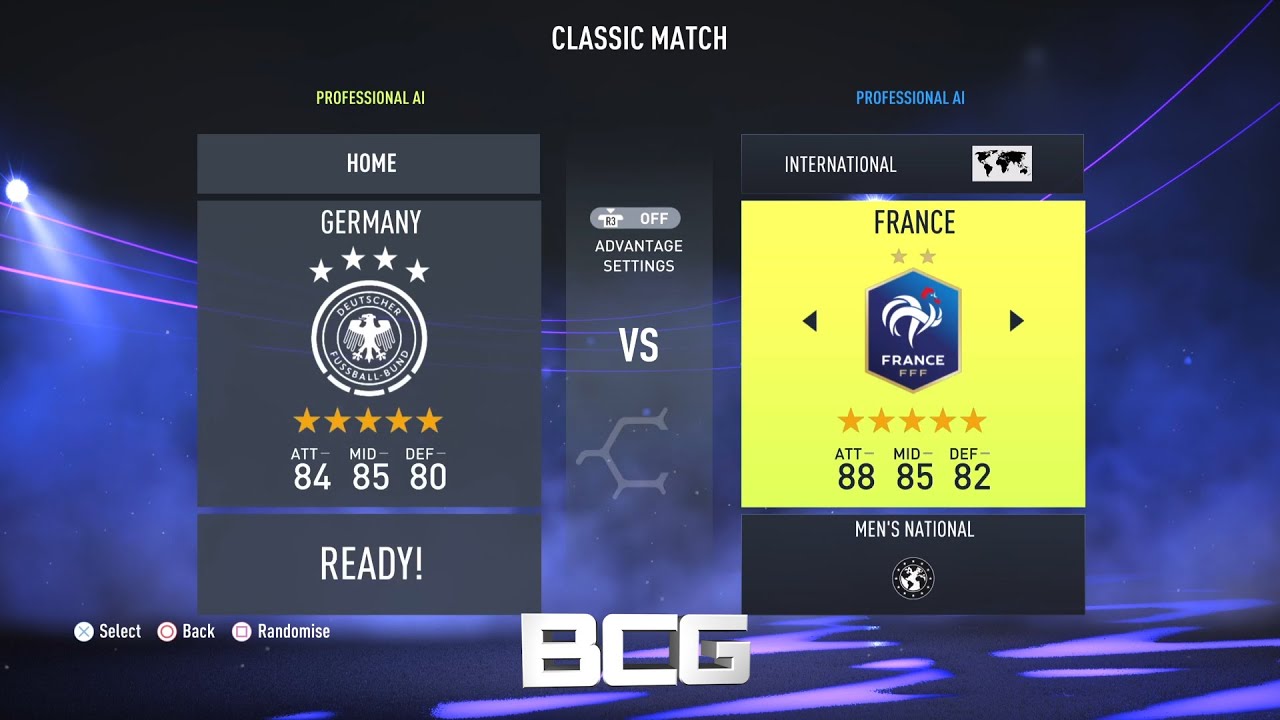 Fifa 22 Men's National Teams Ratings & Kits