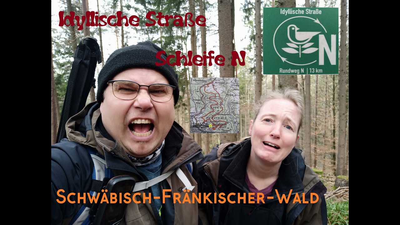 Idyllische Straße, Schleife N - Immer den Berg rauf !!!