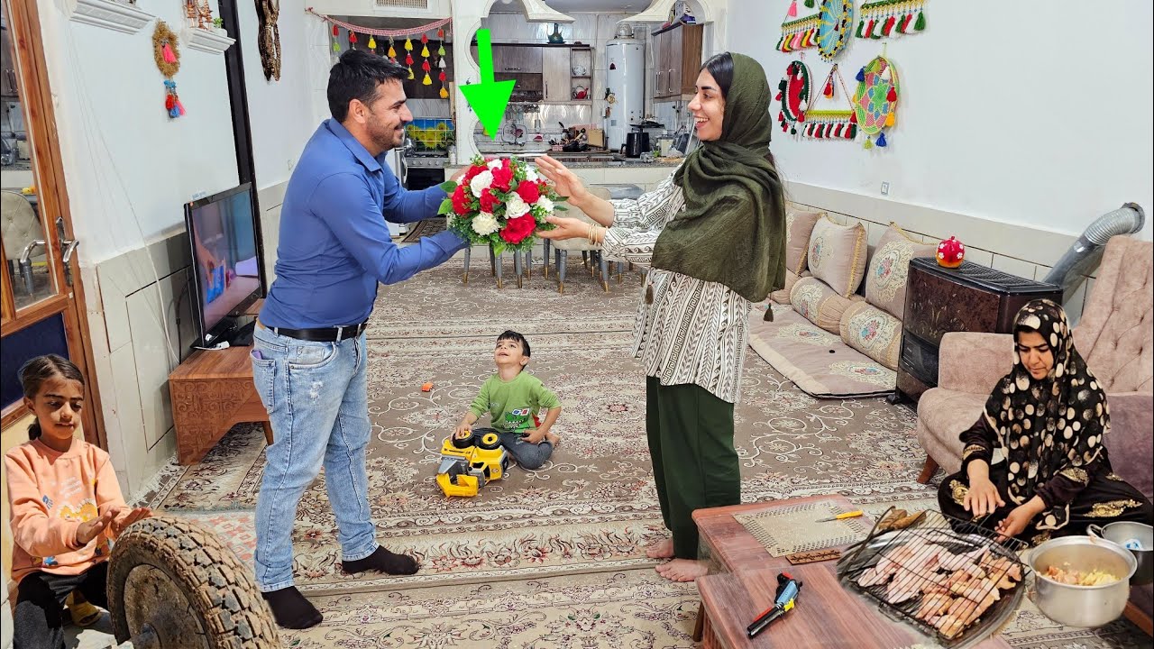 The Blossoming of a Love: Bahman's Amazing Gift to Parvana in the Heart of Nomadic Life.