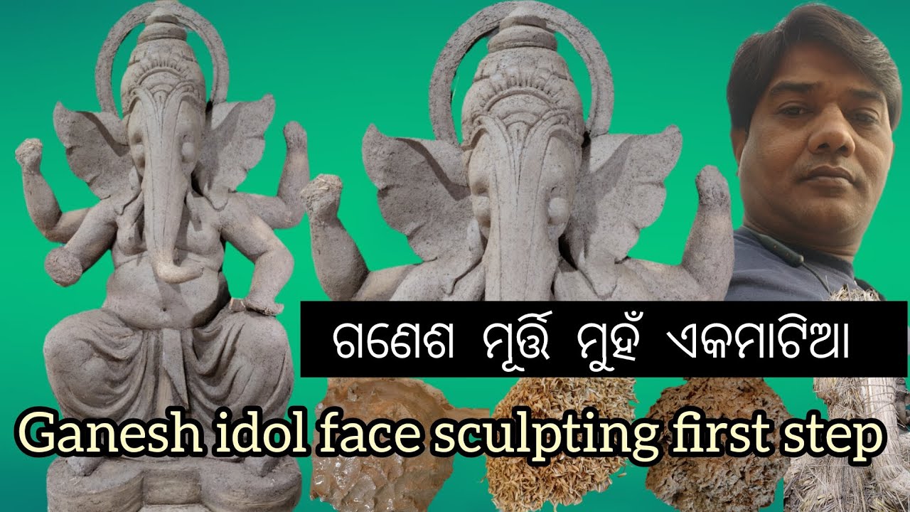 Ganesh idol making#murtimaking #jagannatharts #youtubevideo#odisha