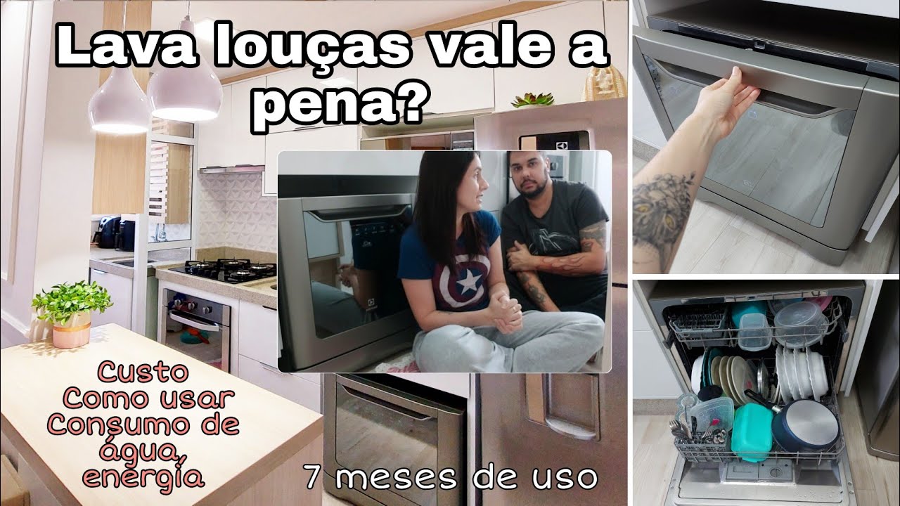 Valeu a pena?Nossa Lava Louças 8 serviços Electrolux. 7 meses de uso!