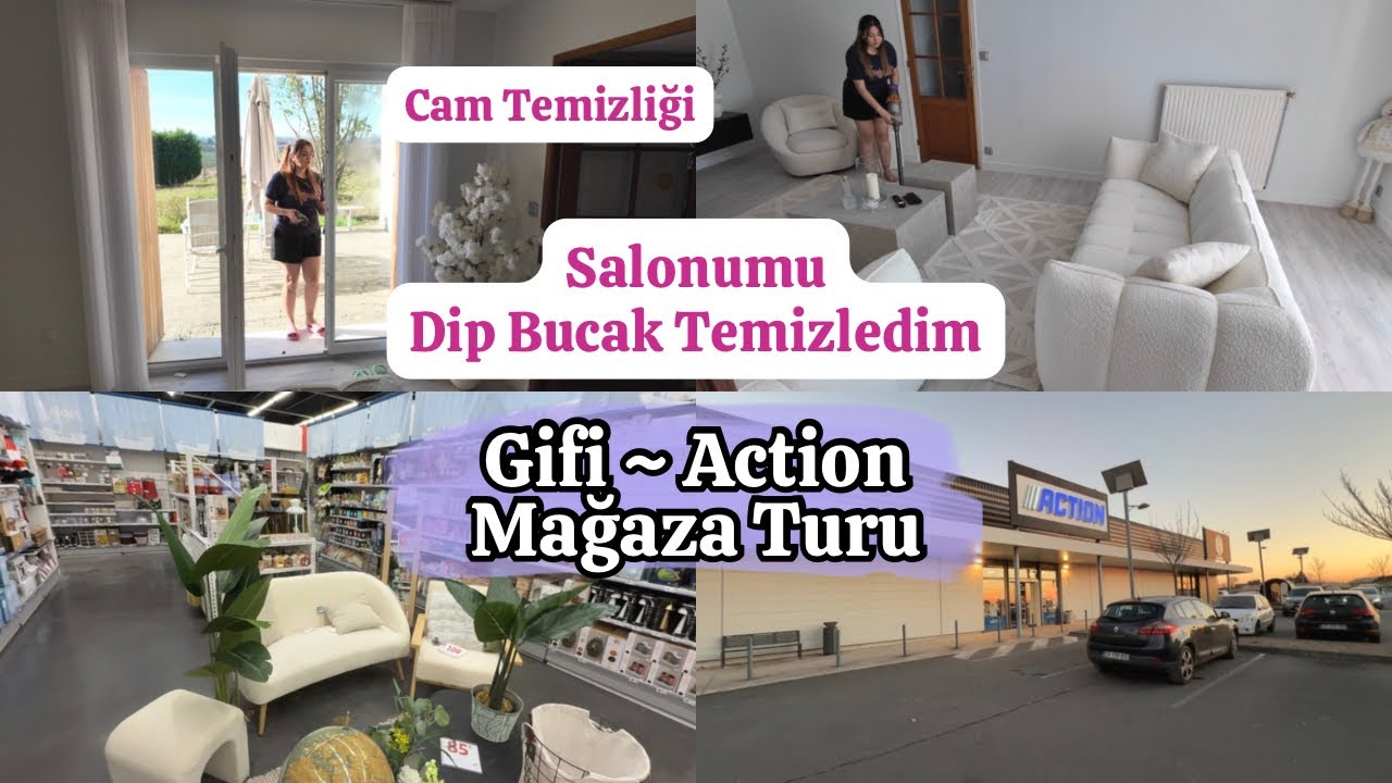 Salonumu Temizledim 🫧 Gifi ~ Action Mağaza Turu