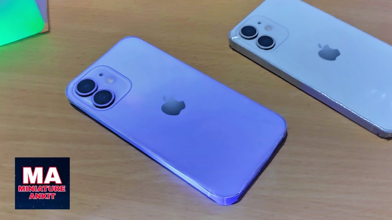 iPhone 12 Purple From Cardboard | #iphone12mini | How To Make iPhone 12 Mini From Cardboard