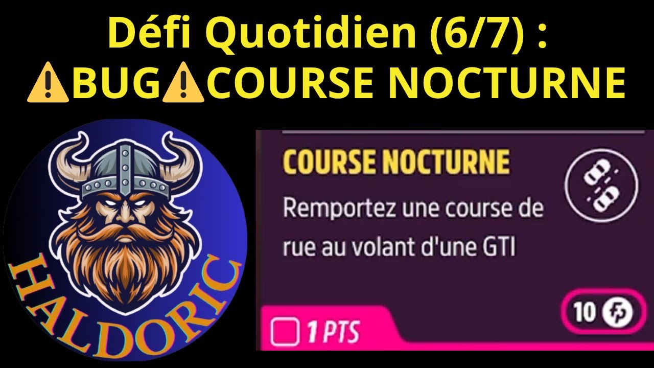 ⚠️BUG⚠️ Daily Challenge (6/7) NIGHT RACE. GTI CAR. 🤣🤣🤣 Forza Horizon 5 (FH5)