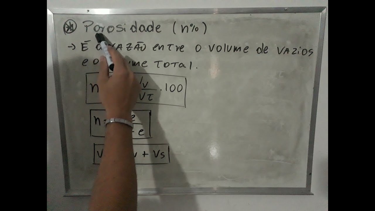 Aula 07: Porosidade - Índices físicos dos solos - Mecânica dos Solos