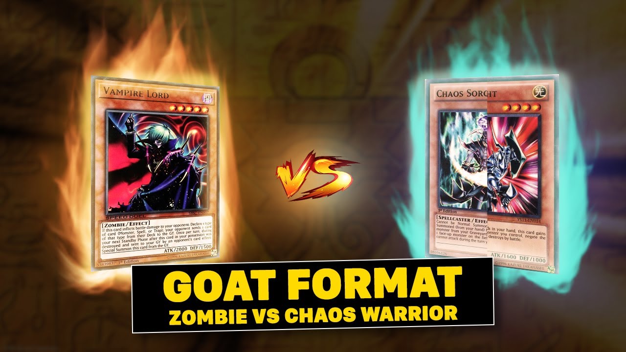 ¿Qué pasa cuando un deck ZOMBIE pelea contra un CHAOS WARRIOR? (YUGIOH GOAT FORMAT)