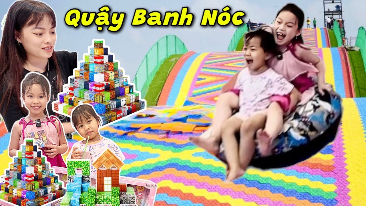 Quỳnh Nhi Quậy Banh Nóc Cùng Chị BỐNG Ở Khu Vui Chơi