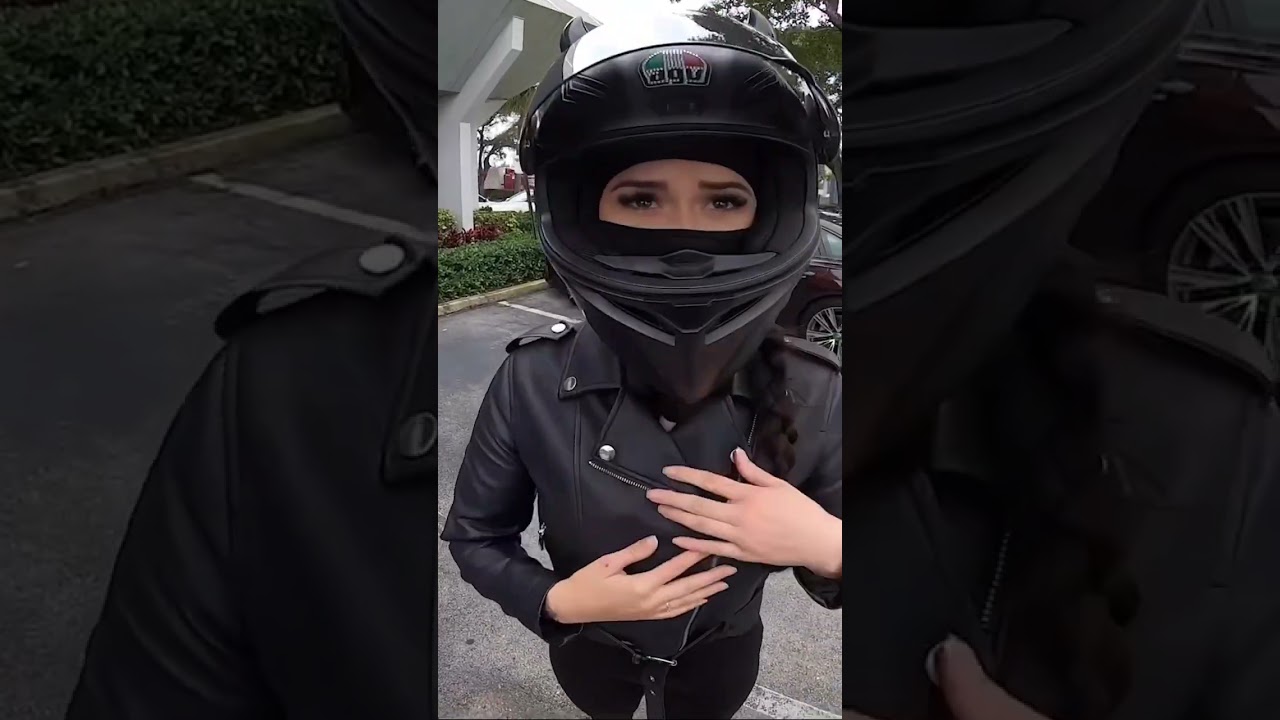 Diese Frau ist verr&uuml;ckt! 😂 #shorts #motorrad #davidbost