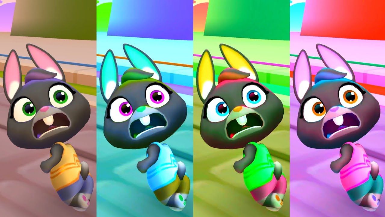 Talking Tom Time Rush 4x Talking Becca Run in Lava World Colors Reaction New Update Android Gameplay