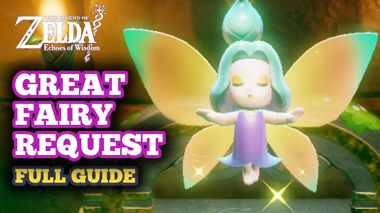 How to Get Magma Stone & Floral Seashell in Zelda Echoes of Wisdom - Great Fairy's Request Guide