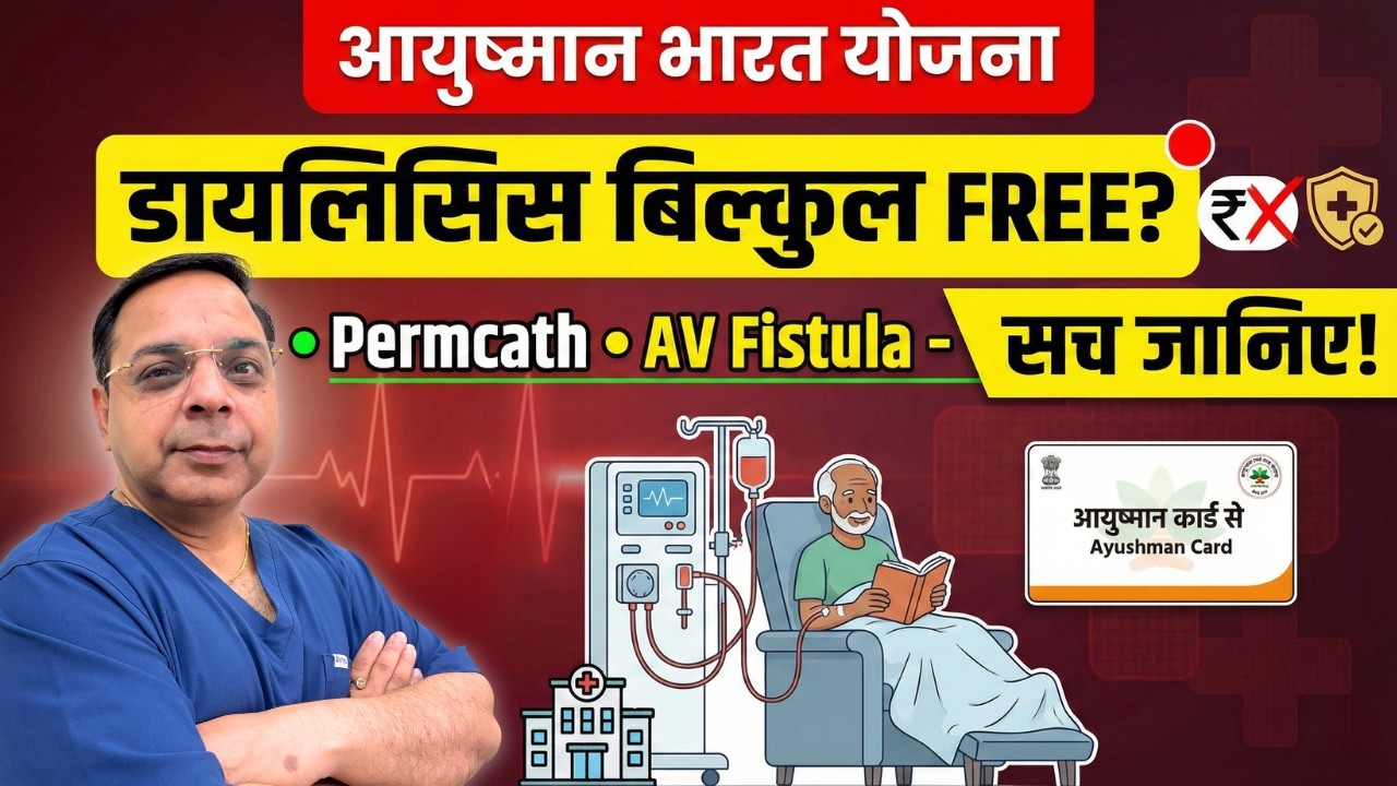 Ayushman Bharat Se Free Dialysis | Permcath, AV Fistula & ICU Cover | Kidney Patients Guide