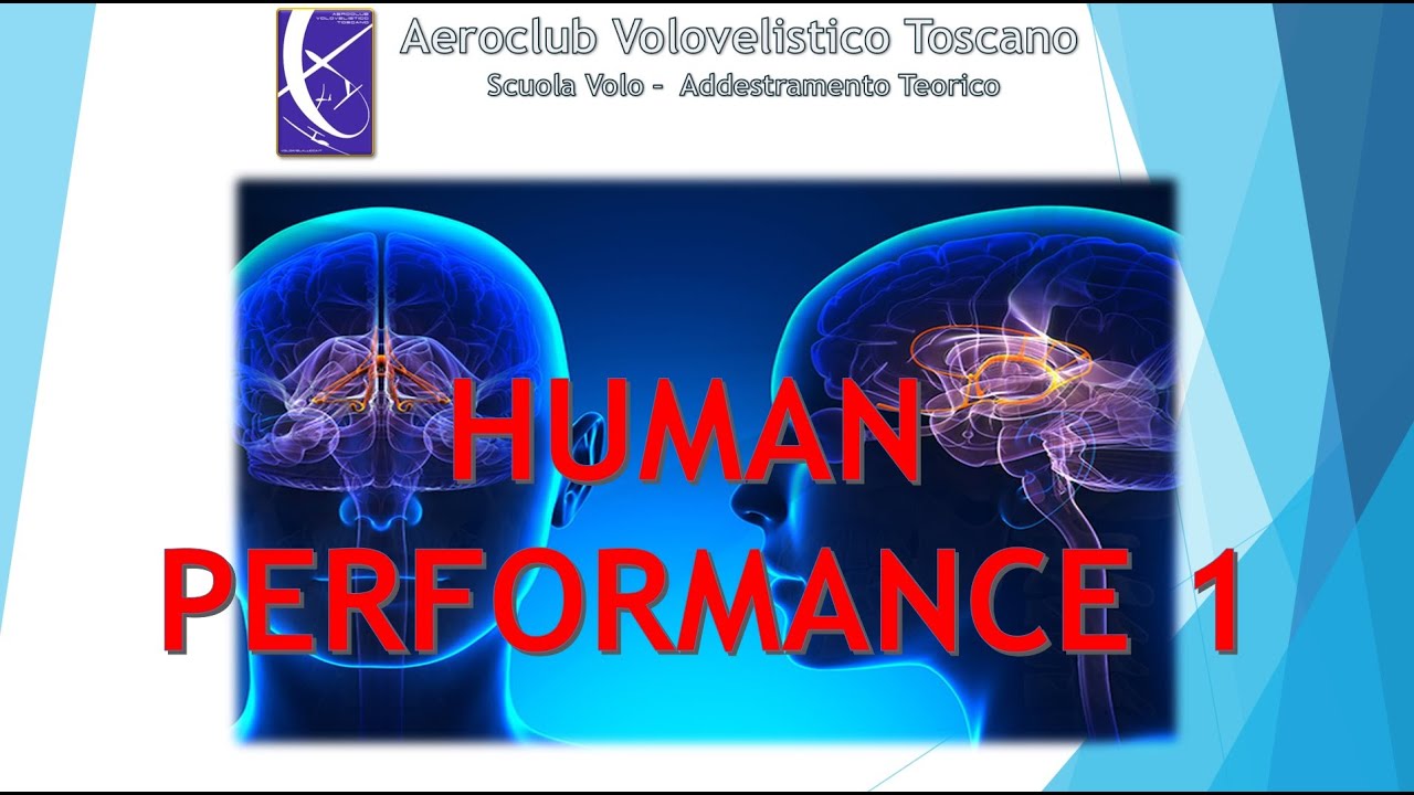 HUMAN PERFORMANCE - Lezione 1/2
