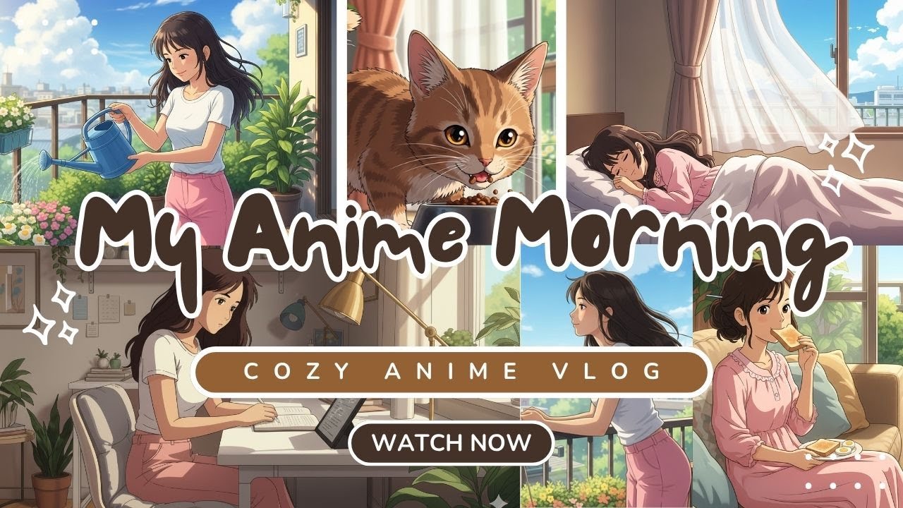 Cozy Anime Morning Routine✨✨| Soft Aesthetic Vlog❤ #anime #morningroutine #animeaesthetic #trending