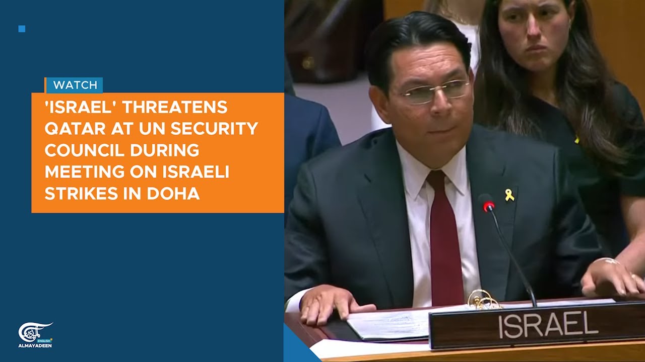 'Israel' threatens Qatar at UN Security Council during meeting on Israeli strikes in Doha