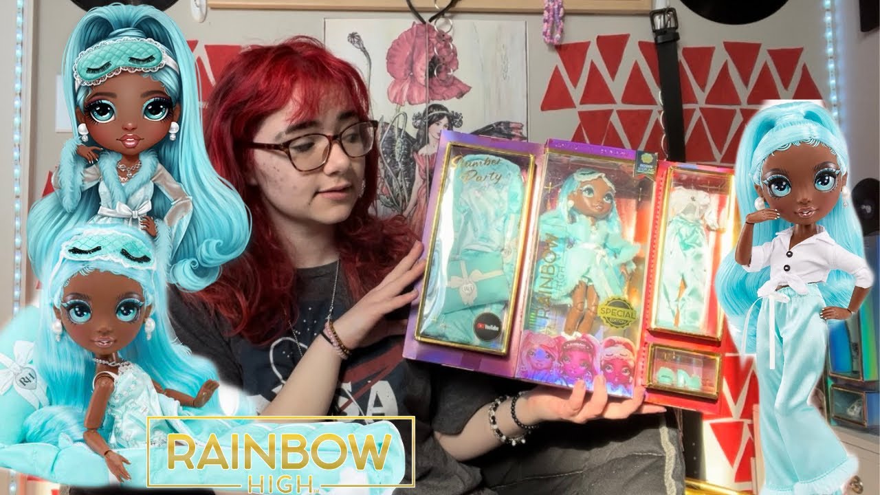 RAINBOW HIGH SLUMBER PARTY ROBIN STERLING OPENING AND REVIEW!!💙 really worth $50?