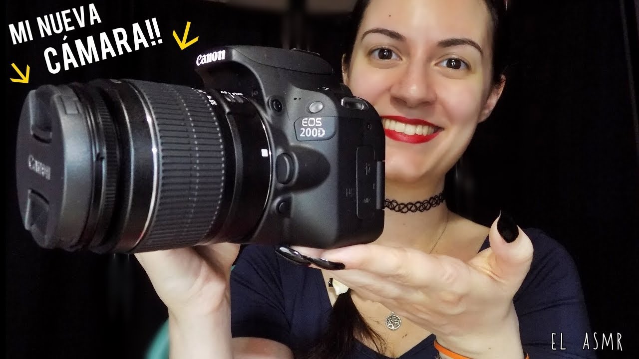 ♡ASMR español♡ MI NUEVA CAMARA! 📷 Unboxing rELajante♥ Canon eos 200D♥