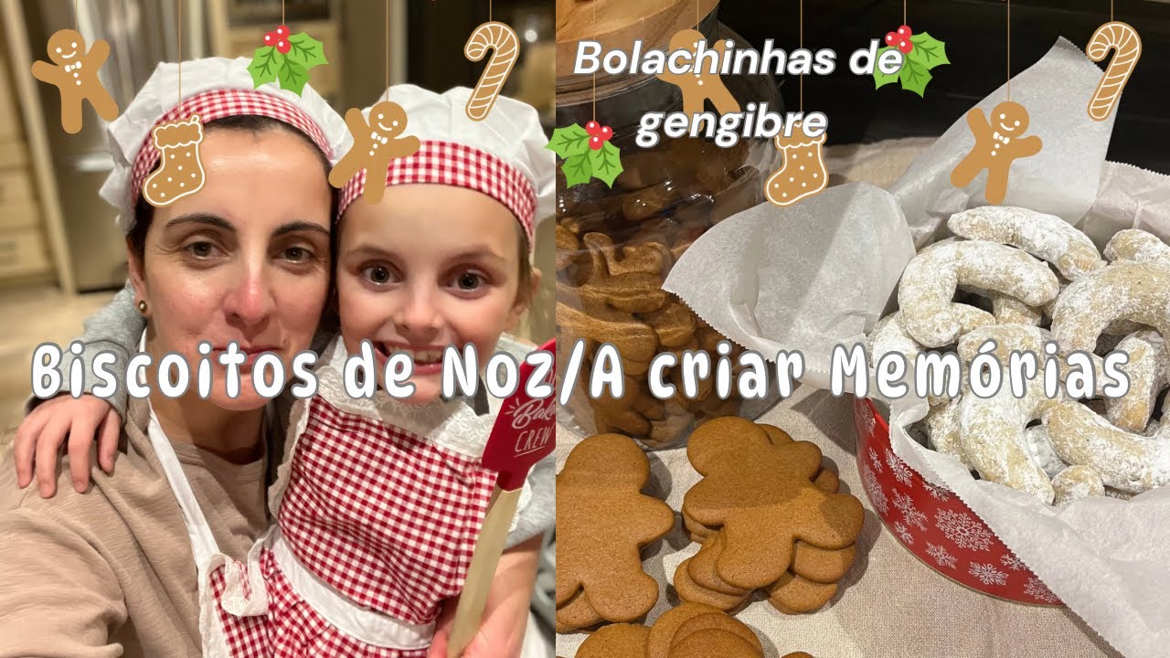 Biscoitos de noz fáceis e deliciosos/Gingerbread Cookies/A construir memórias ❤️#natal2023 #life