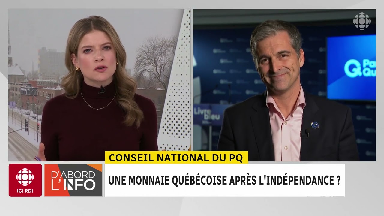 Conseil national du PQ : une monnaie québécoise après l'indépendance | D'abord l'info