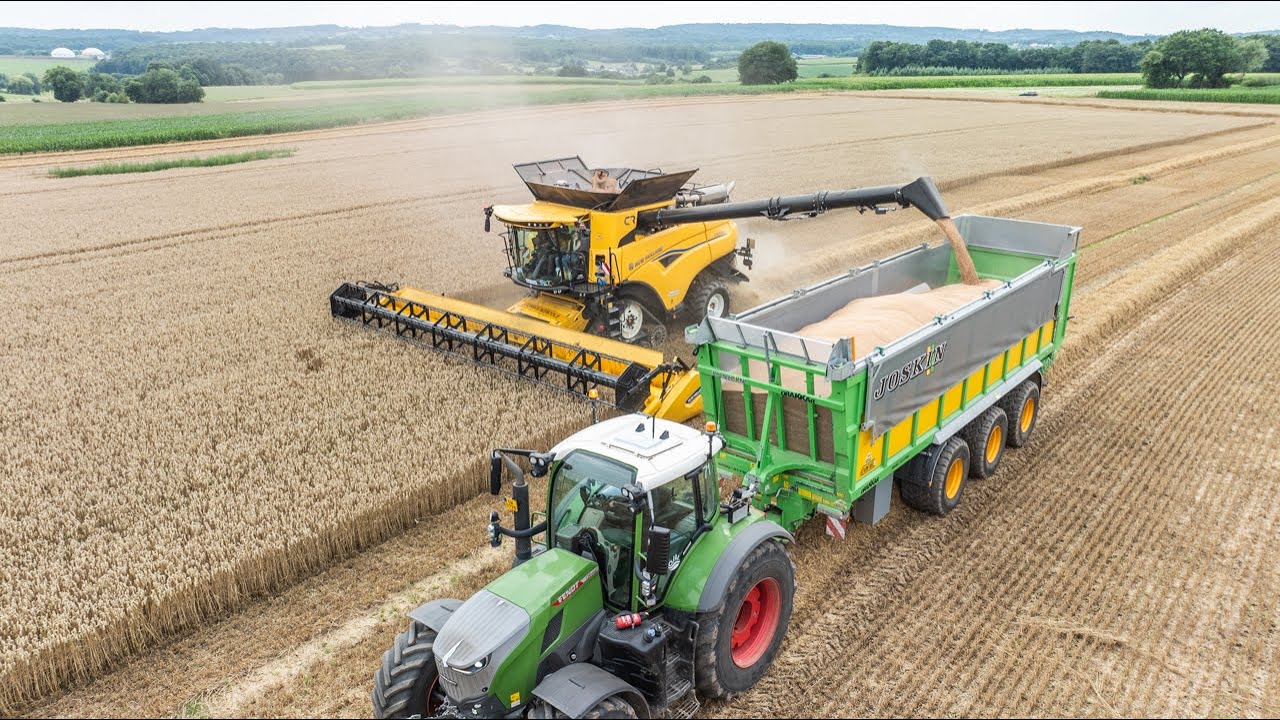 New Holland CR 9.90 / Fendt 926-820-728 🚜 : 🌾 Moisson-Pressage 2025