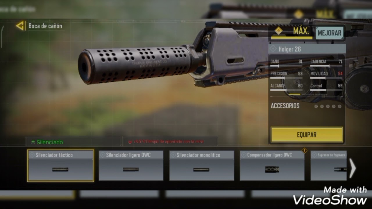 Clase para Holger 26 (Battle Royale) Call Of Duty Mobile
