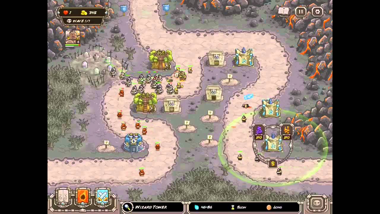 Kingdom Rush HARD DIFFICULTY- The Wastes IRON CHALLENGE on iPad