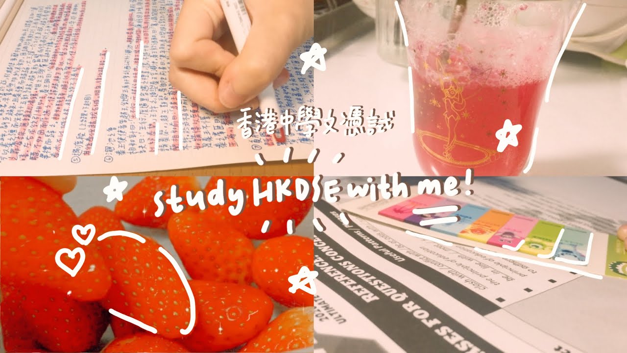 HKDSE🇭🇰🥰Study leave Study vlog (week2)香港中學文憑考試🧸2021