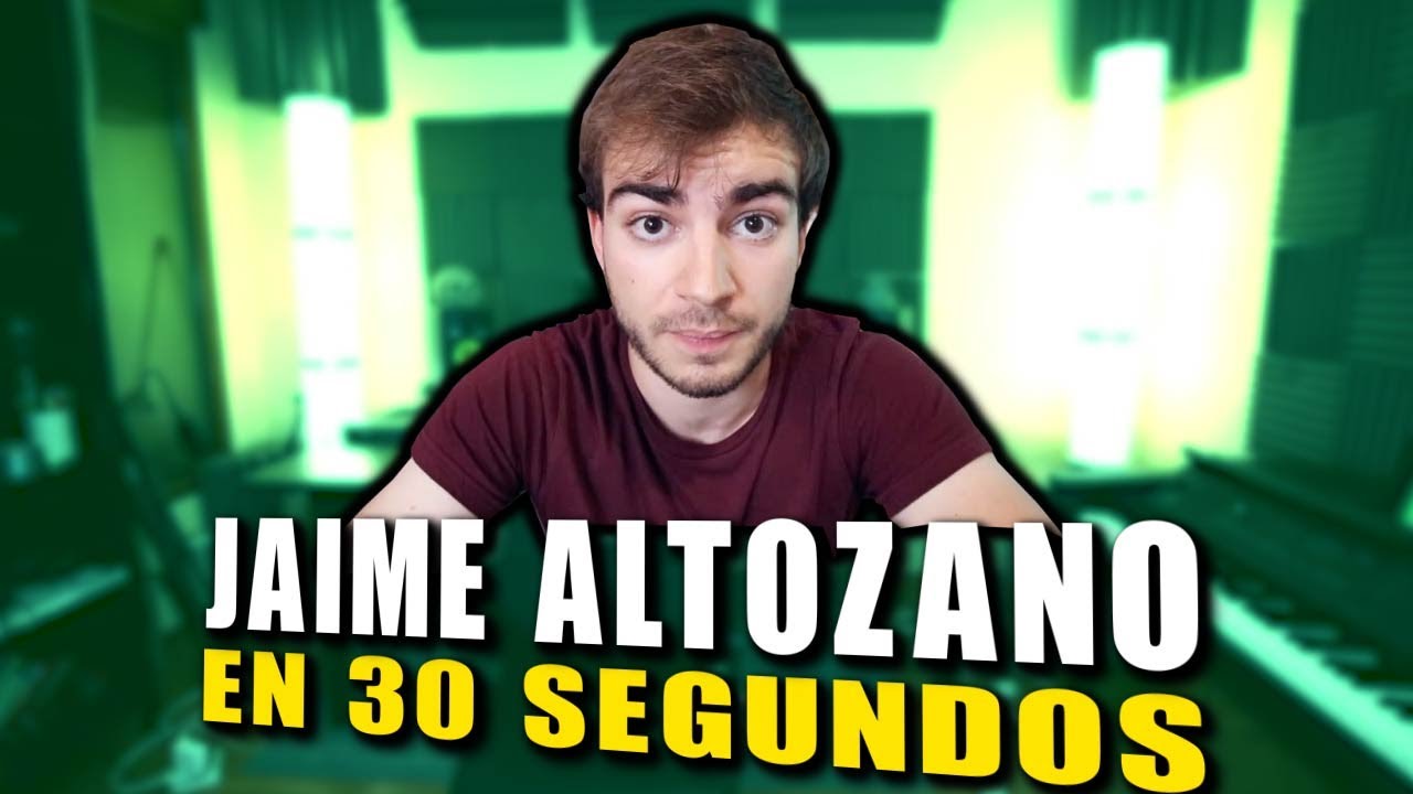 JAIME ALTOZANO EN 30 SEGUNDOS