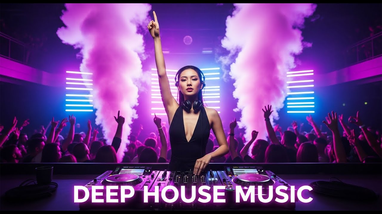 Deep House Club Nights Free Music 🌙 Deep Bass House Beats for Party Energy and Dance
